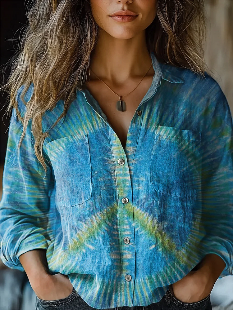 Marian | Women's Tie-Dye Long Sleeve Shirt