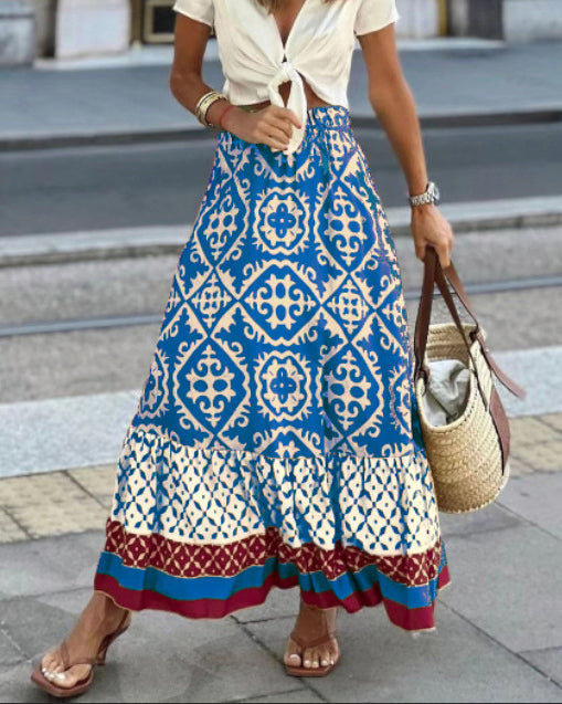 Sutton | Hily boho long skirt