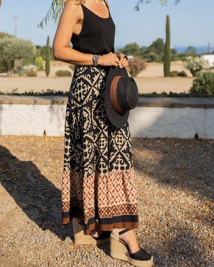 Sutton | Hily boho long skirt