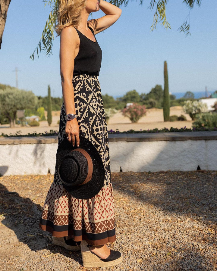 Sutton | Hily boho long skirt