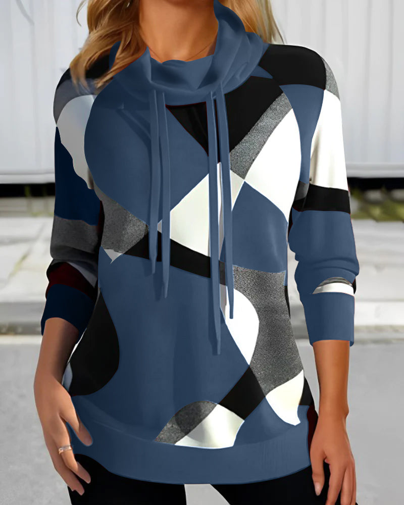 Jade | Color blocking hoodie