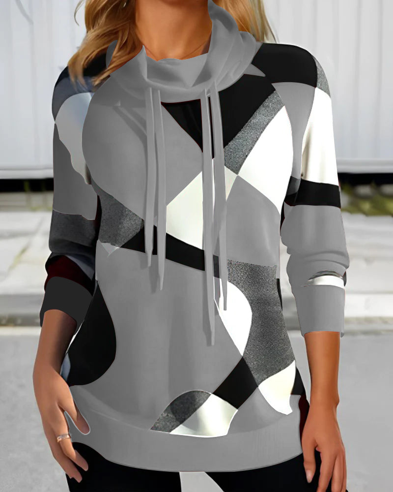 Jade | Color blocking hoodie