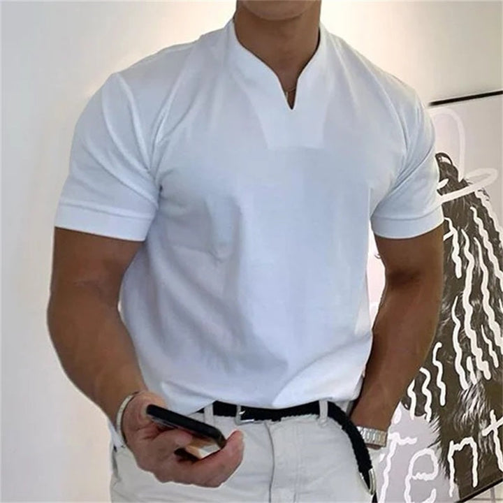 Ethan | Men's Business Fitness Shirt with Short Sleeves