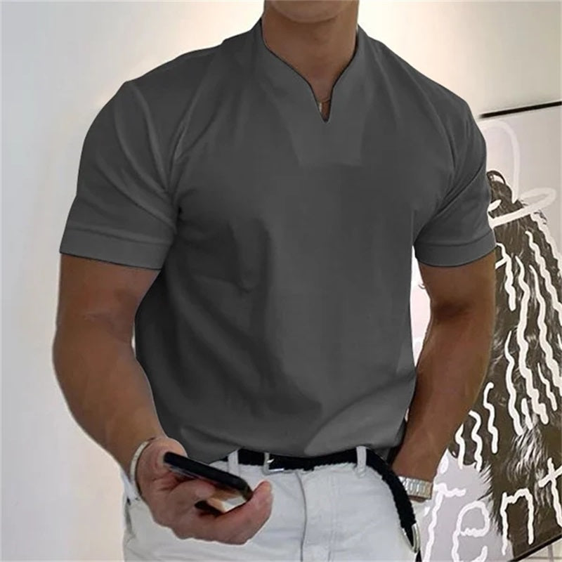 Ethan | Men's Business Fitness Shirt with Short Sleeves