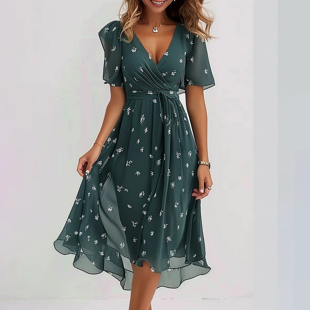 Rosie | Elegant Short Sleeve Dress