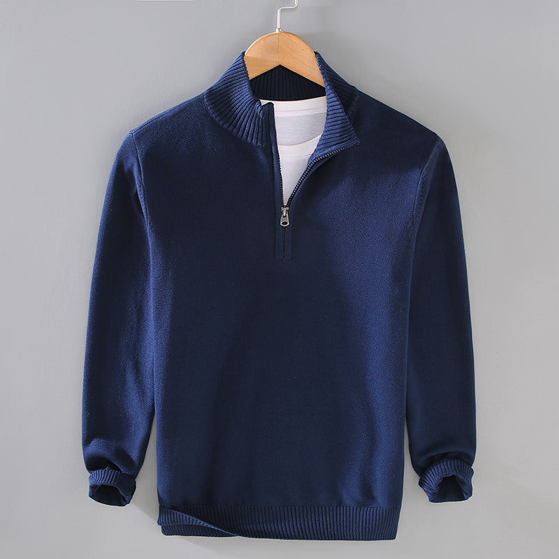 Milo | Sweater with Half-zip