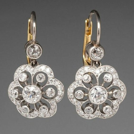 Vintage crystal earrings