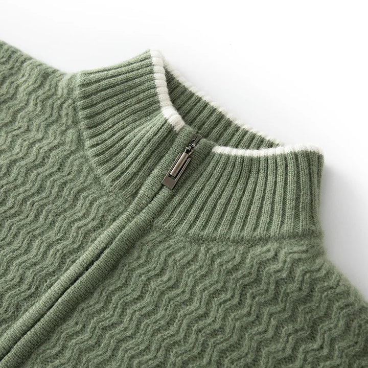 Arnie | Wool Zip Sweater