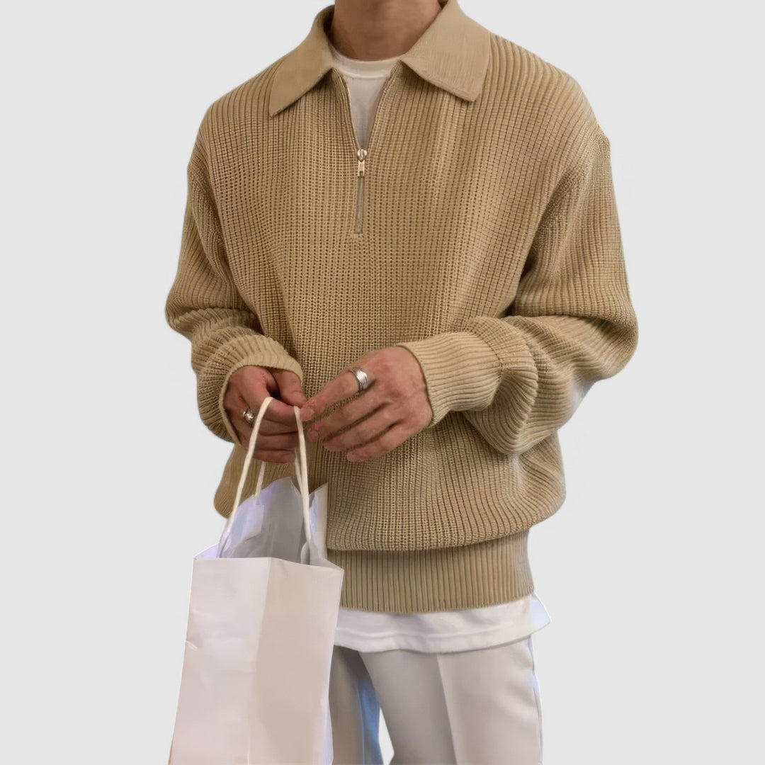 Chip | Knit Zip Sweater