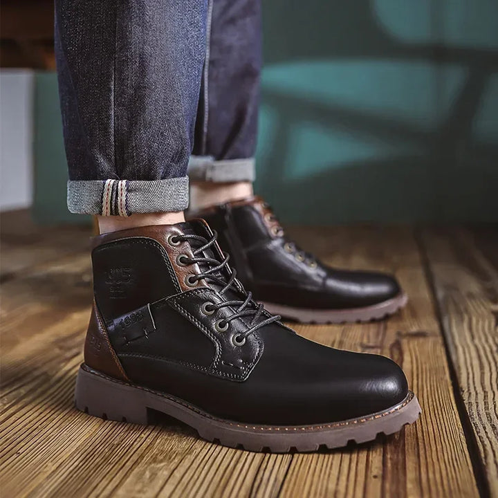 Ivan | British style leather casual boots