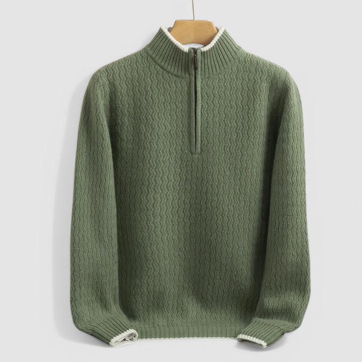 Arnie | Wool Zip Sweater