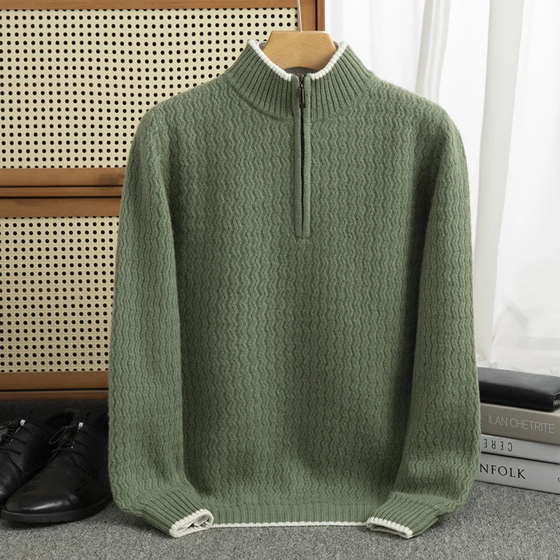 Arnie | Wool Zip Sweater