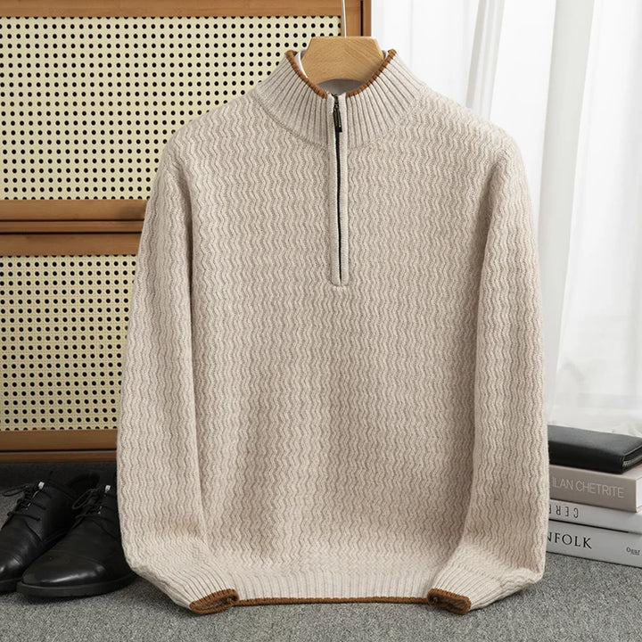 Arnie | Wool Zip Sweater