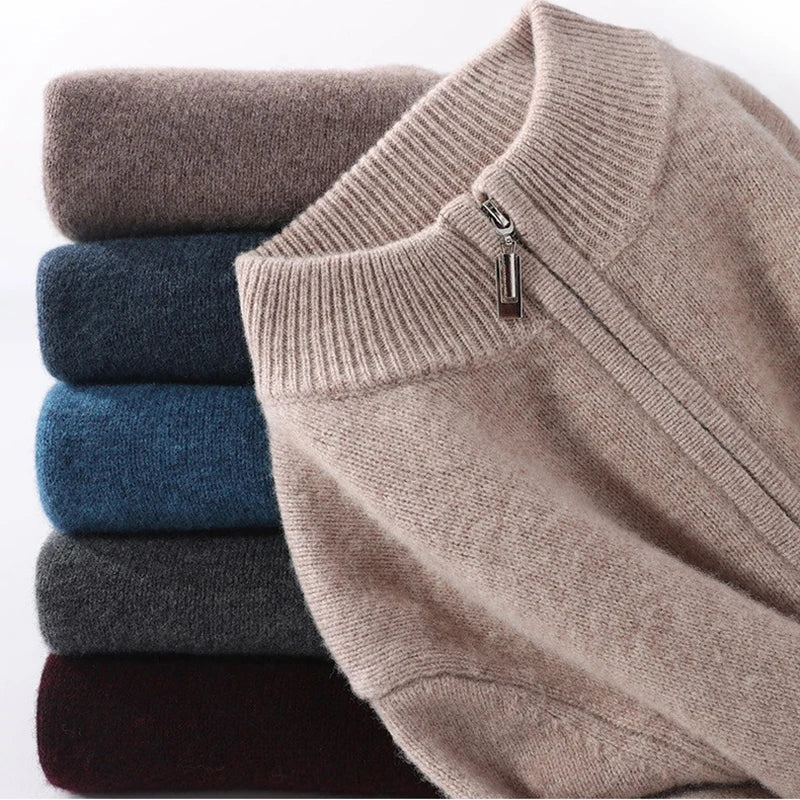 Gus | Wool Zip Sweater