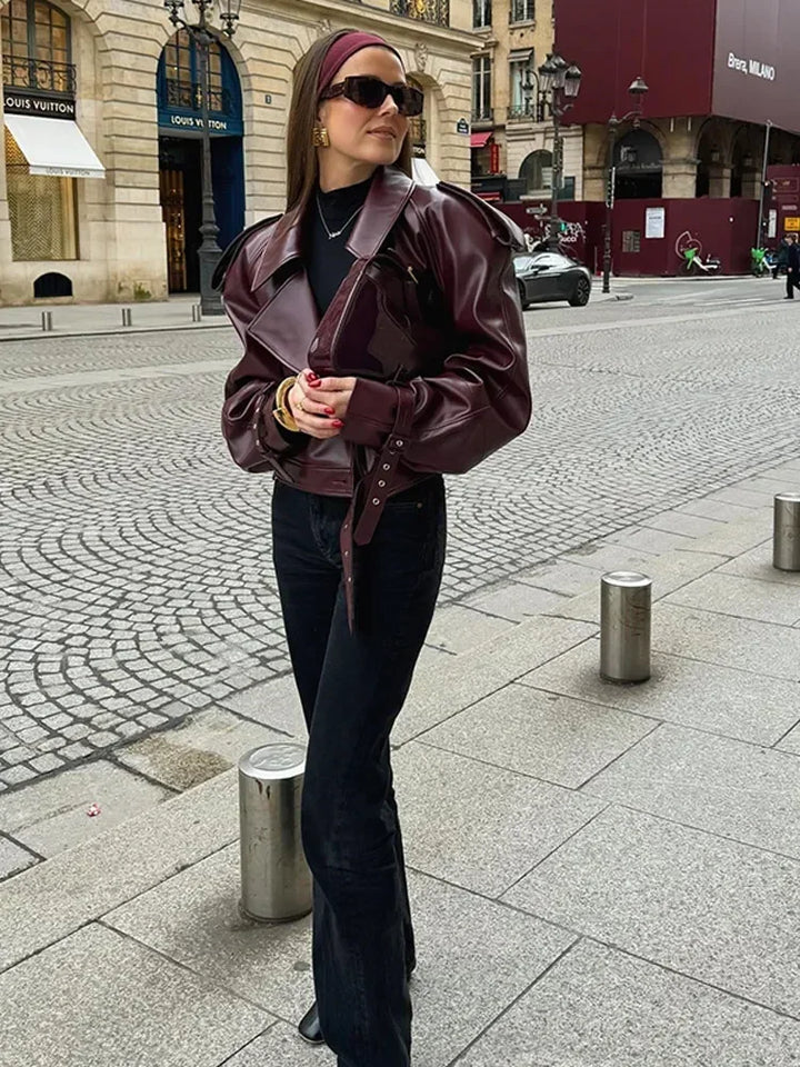 Macie | Beautiful leather jacket