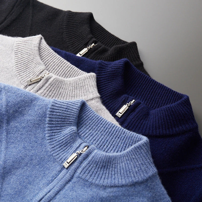 Gus | Wool Zip Sweater