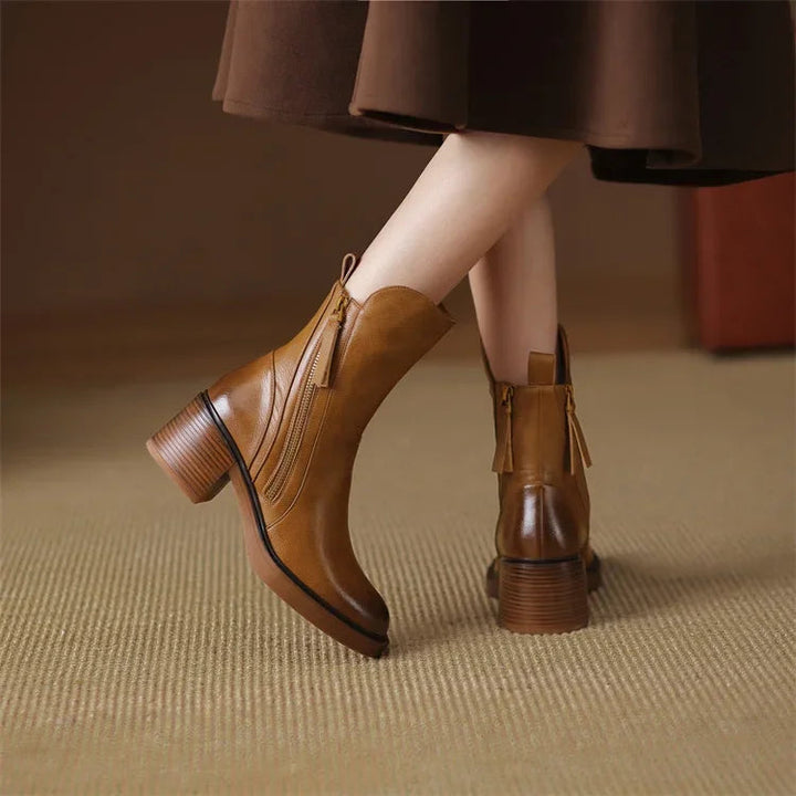 Jane | Leather ankle boots