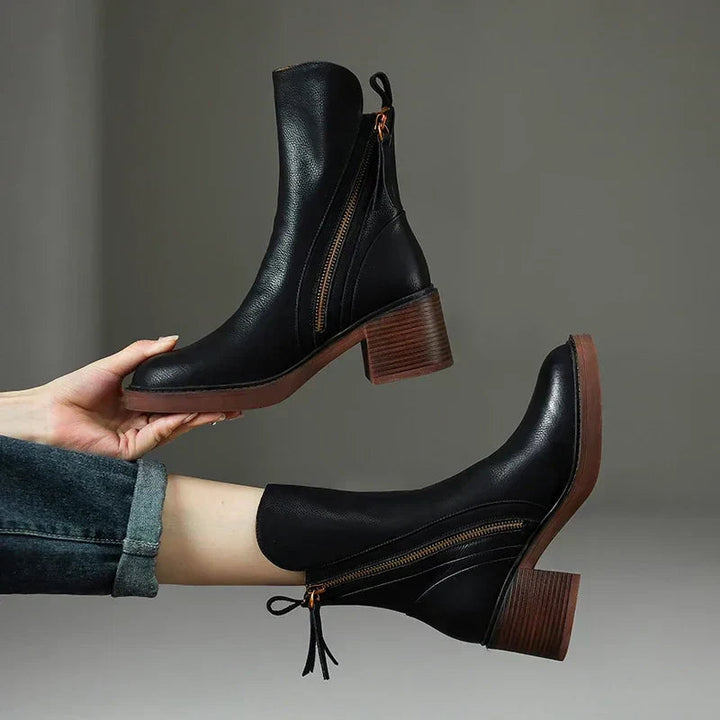 Jane | Leather ankle boots