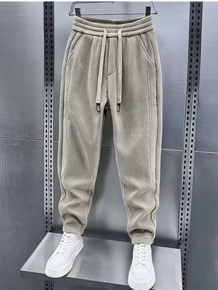 Grant | Trendy Style Ribbed Pants