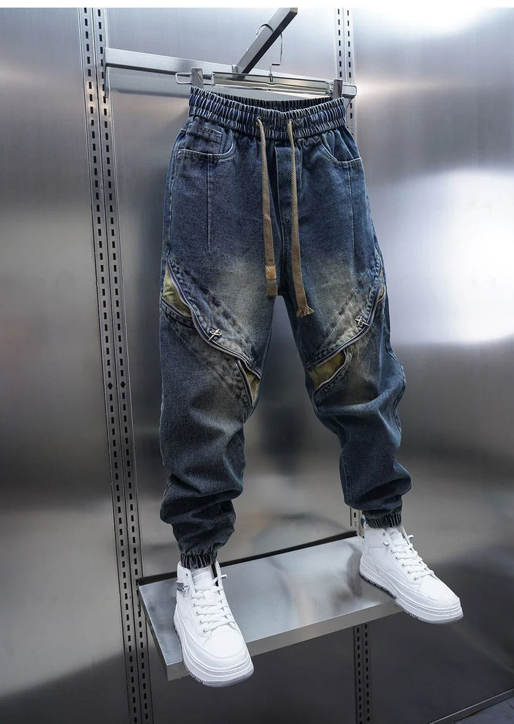 Cody | Baggy Denim Pants with Belt