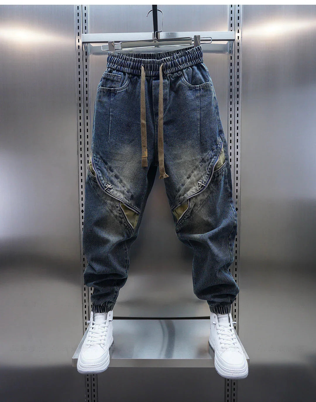 Cody | Baggy Denim Pants with Belt