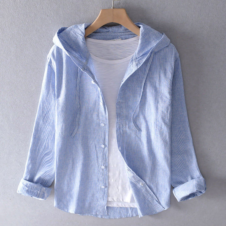 Leanne | Lightweight Hooded Blouse