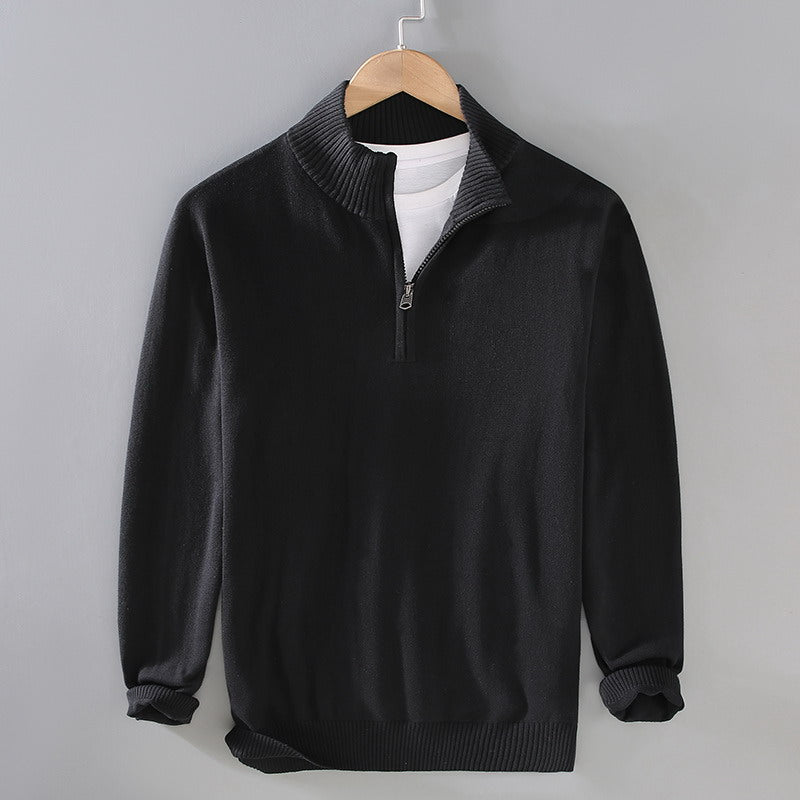 Milo | Sweater with Half-zip