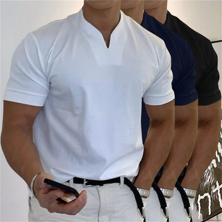 Ethan | Men's Business Fitness Shirt with Short Sleeves