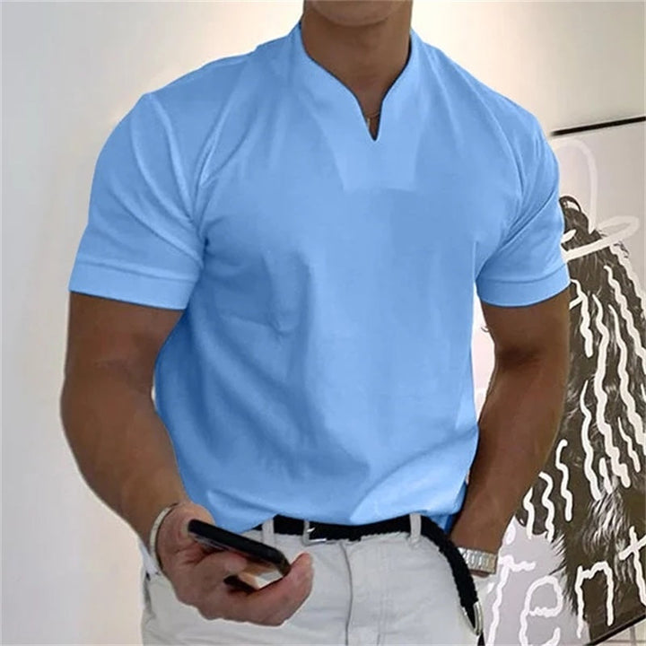 Ethan | Men's Business Fitness Shirt with Short Sleeves