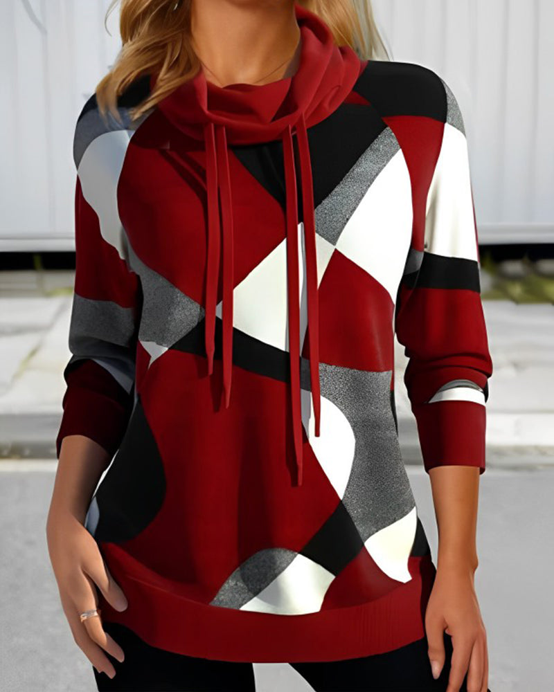 Jade | Color blocking hoodie