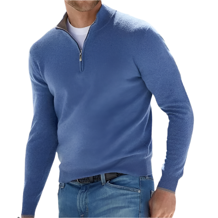 Edward | Sweater with Stylish Zipper