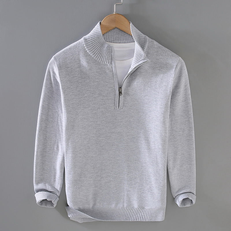 Milo | Sweater with Half-zip