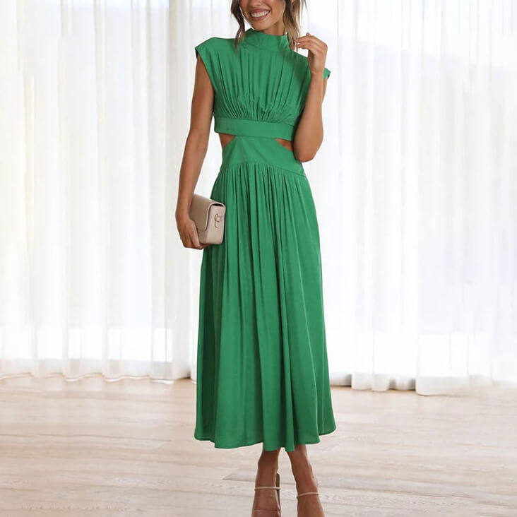 Kaylee | Elegant high neck dress