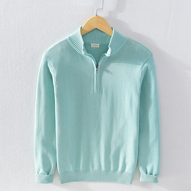 Milo | Sweater with Half-zip